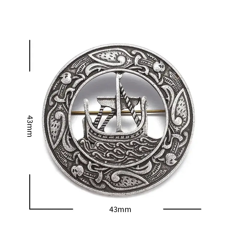 Broche drakkar