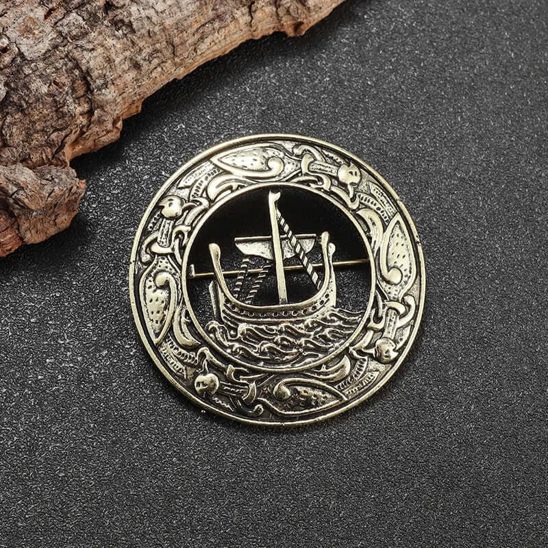 Broche drakkar