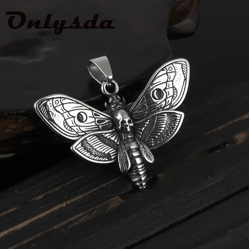 Pendentif papillon crane