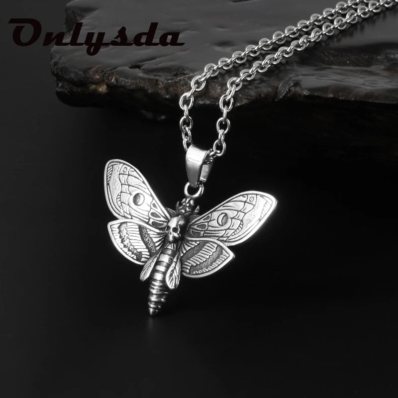 Pendentif papillon crane