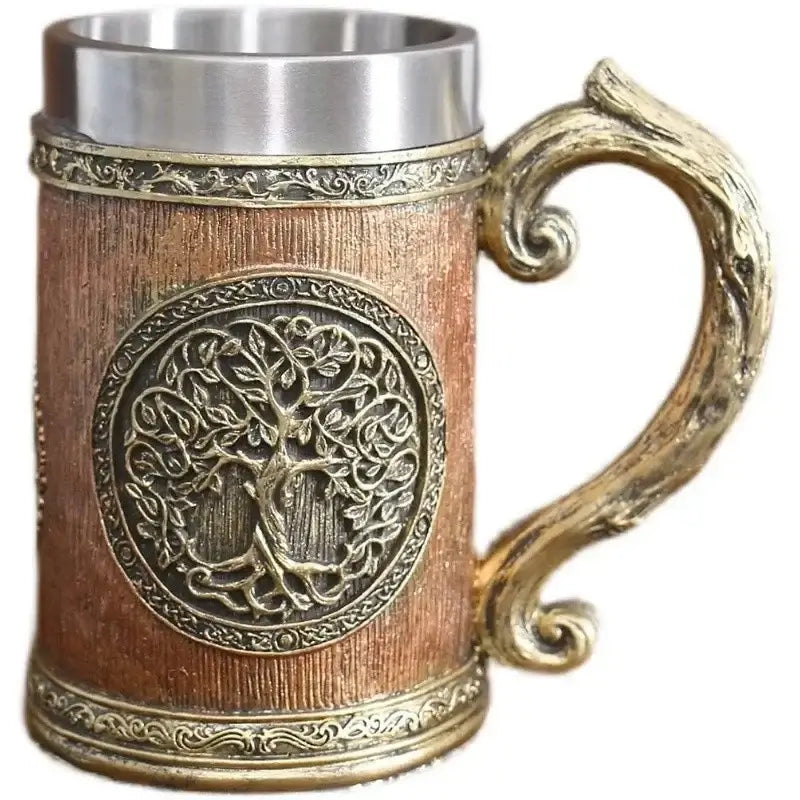 Le mug à bière de l'arbre de vie