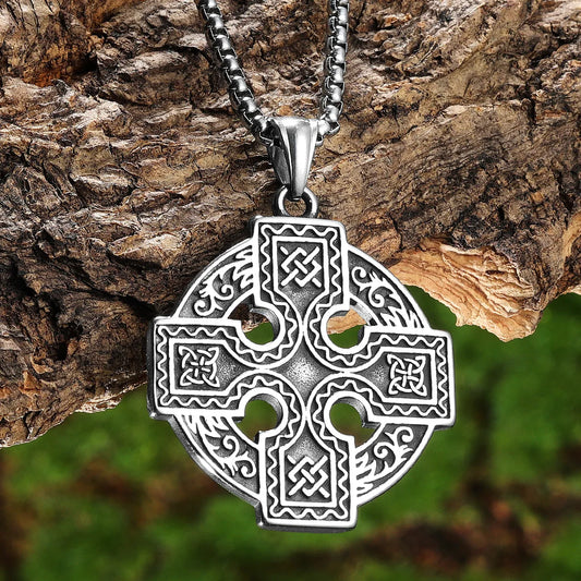 pendentif croix noeud celtique