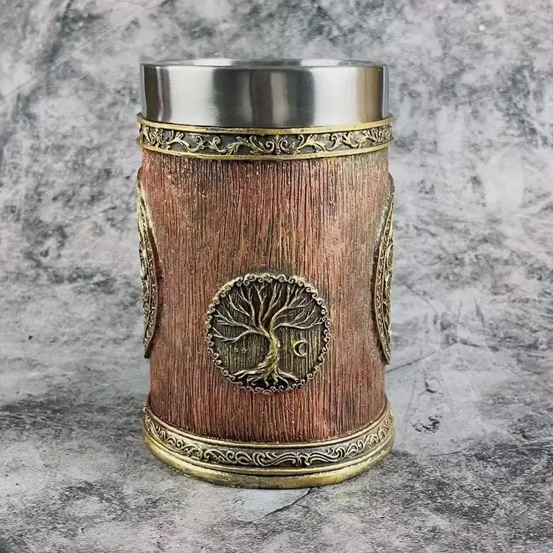 Le mug à bière de l'arbre de vie