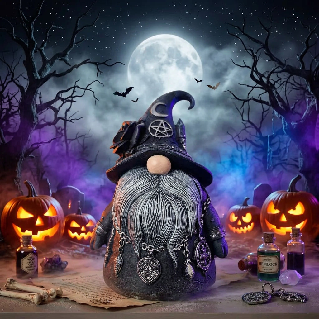 Gnome sorcier gothique