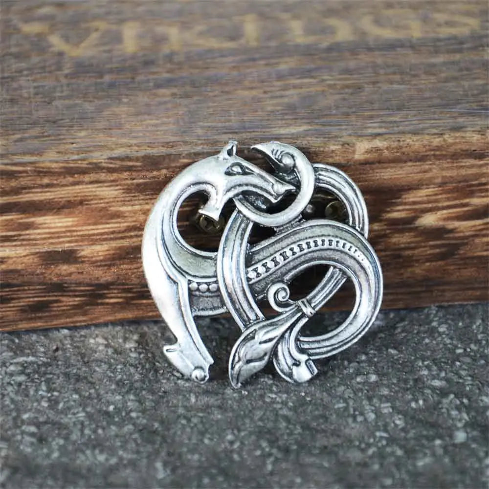 Broche dragon vintage