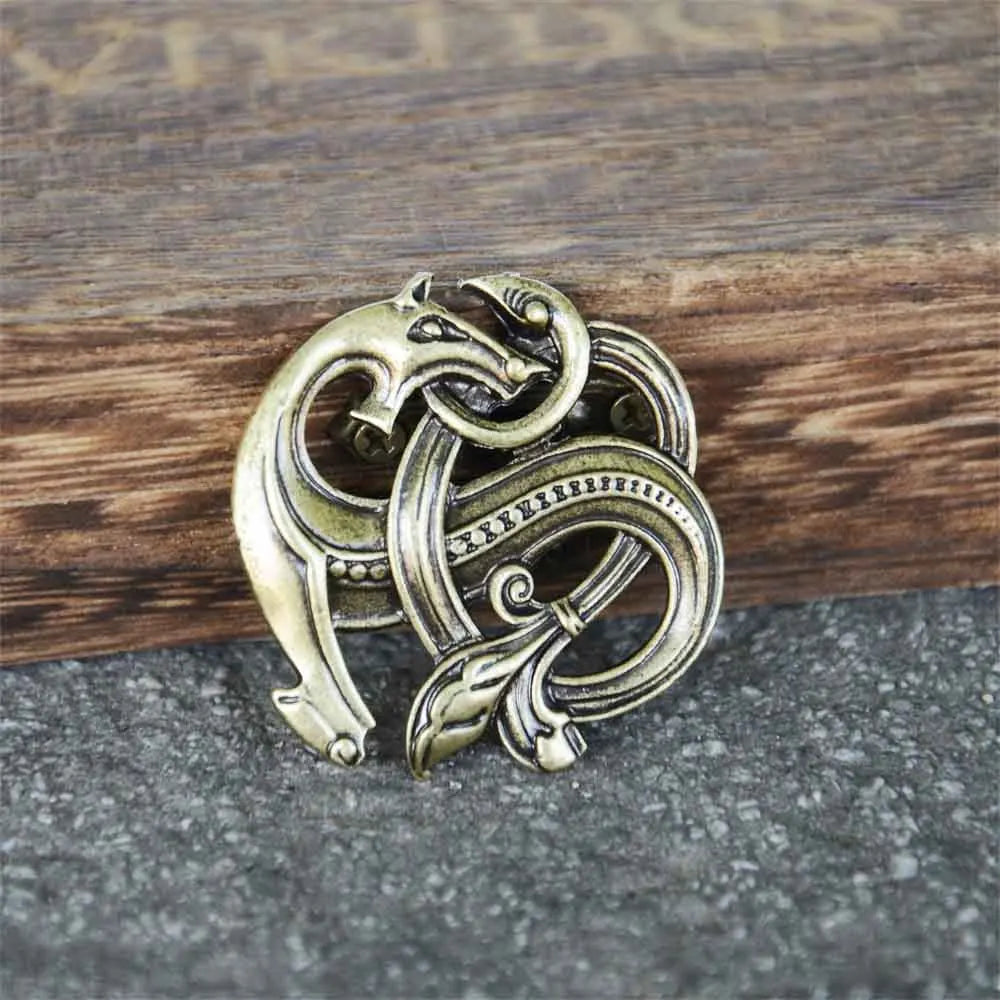 Broche dragon vintage