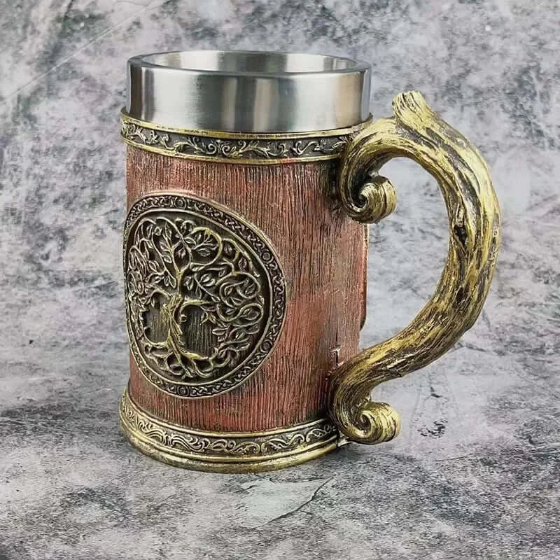 Le mug à bière de l'arbre de vie
