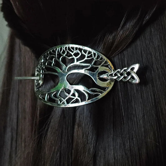 Barrette à cheveux celtique arbre vie