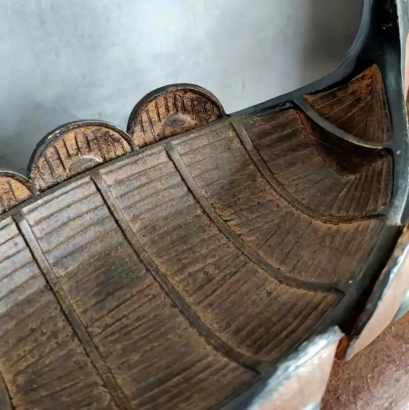 Ornements de bureau en résine - LE drakkar Viking, détail du bateau viking en résine, design authentique et élégant.